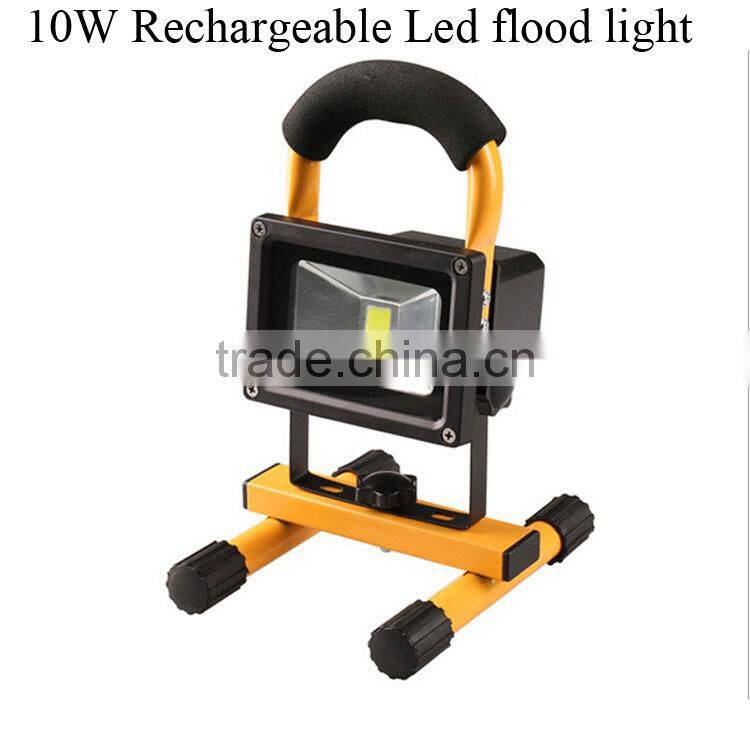led flood light emergency work light 10W portable rechargeable led flood light