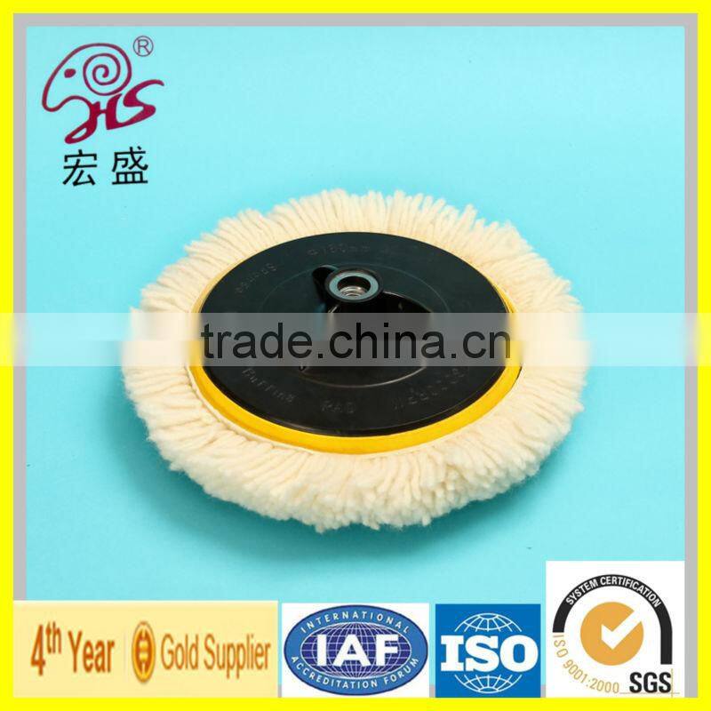 2016 new product China factory Sheep Wool Single sided nylon tape 3m Polishing Pad high quality