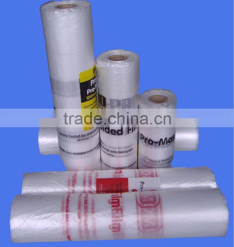 Pre-folded Plastic Masking Film