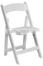 white wooden padded folding chair, sillas avant garde