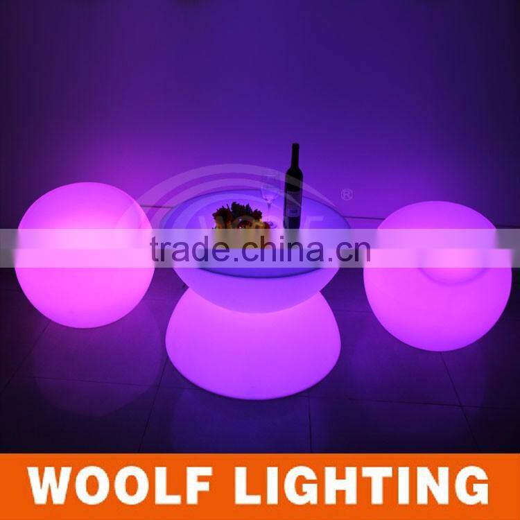 Colourful Decorative Outdoor Practical LED Flashing Garden Chair