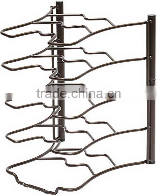 Hot Selling Multi-tier Pot Lid holder, Cooking Tools Pan Organizer Rack, Pot Lid Rack