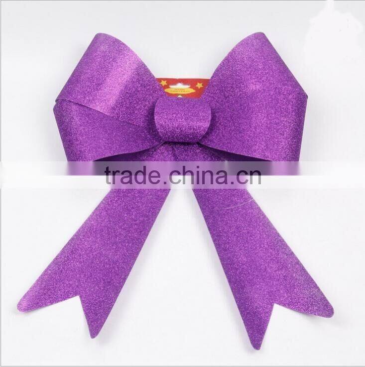 Hot-sale Christmas Decorative Bow Colorful Christmas Tree Ornaments Wall Hanging Deco Bows