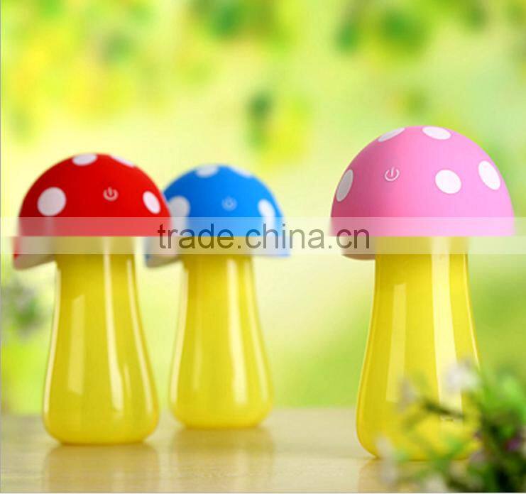 Factory Mushroom Light Lamp Humidifier, House/Office Table Mini Air Humidifier