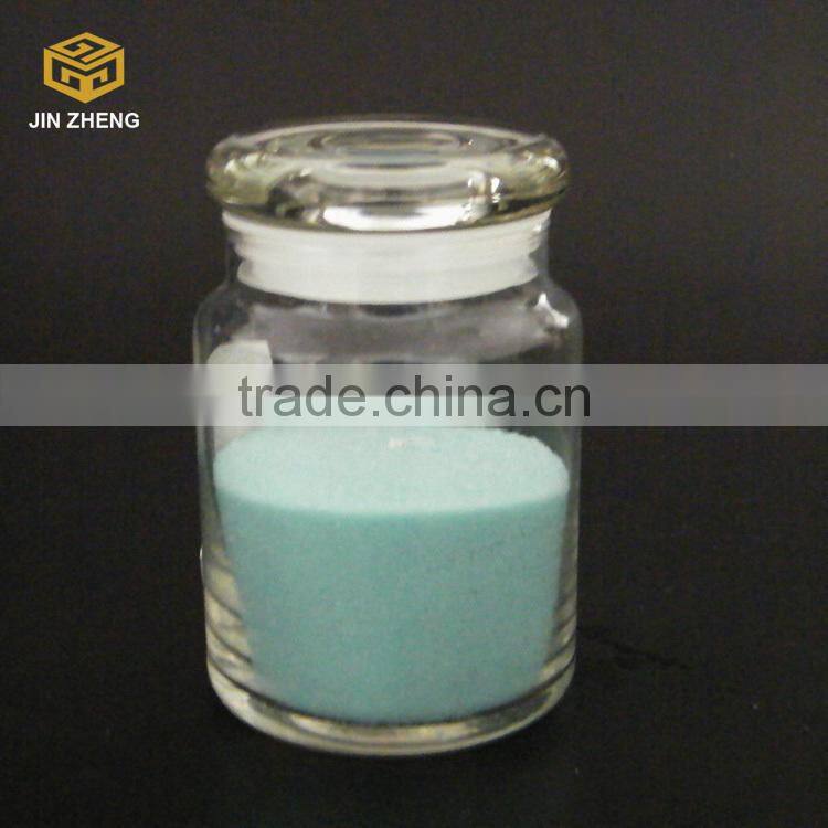 Wholesale glass jar with glass lids for candle holder