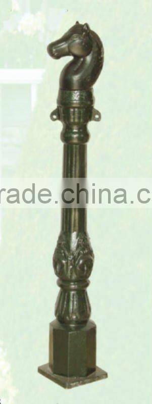 Cast Iron Horse Head with Cast Iron Post