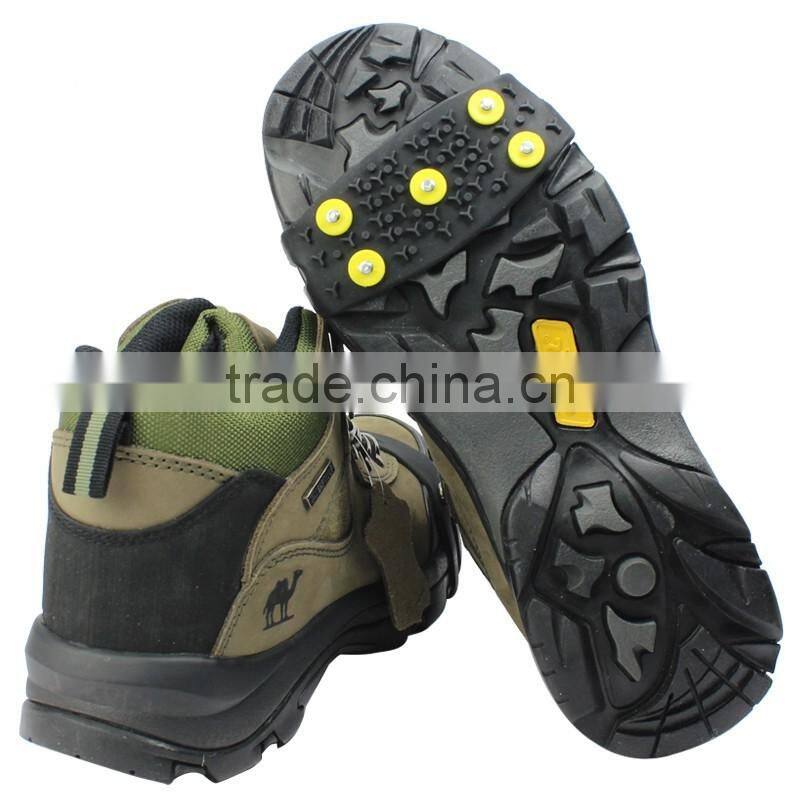 Manufacturer sell easy carry and convinent 5 teeth silicone crampons for outdoor climbing
