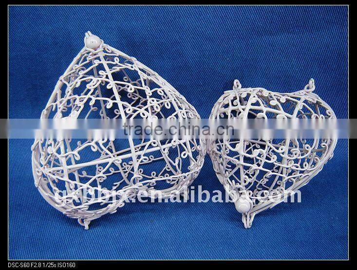 Peach wire festival decoration hand painted crafts&gifts