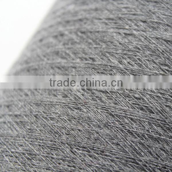 Wholesale Grey color 16s poly cotton blended yarn for gloves and socks