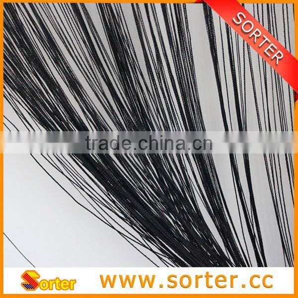 high quality decorative polyster fringe curtain string curtain room divider