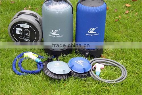 Convenient foot regulated noon-gravity PVC pressure shower, new arrival