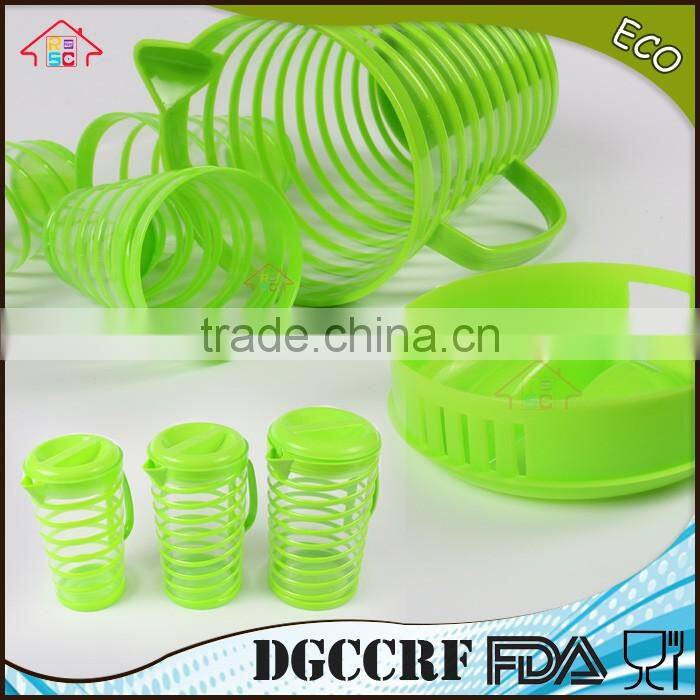 NBRSC Kitchen Home 4 pcs Plastic Drinking Water Cups with Teapot