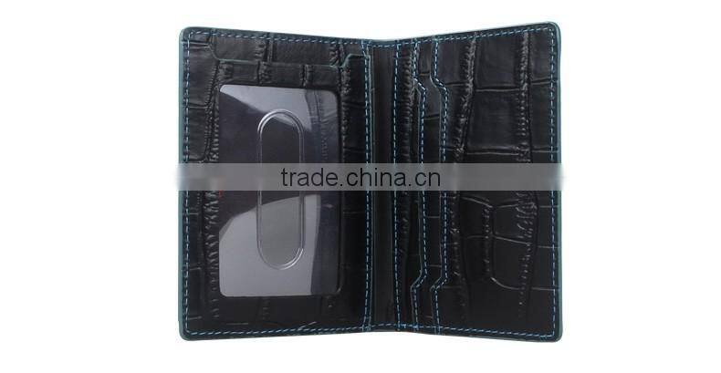 2017 RFID wallet slim leather front pocket credit card wallet for men
