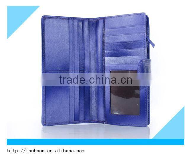 Top Grade New Design Handmade long Leather Wallet
