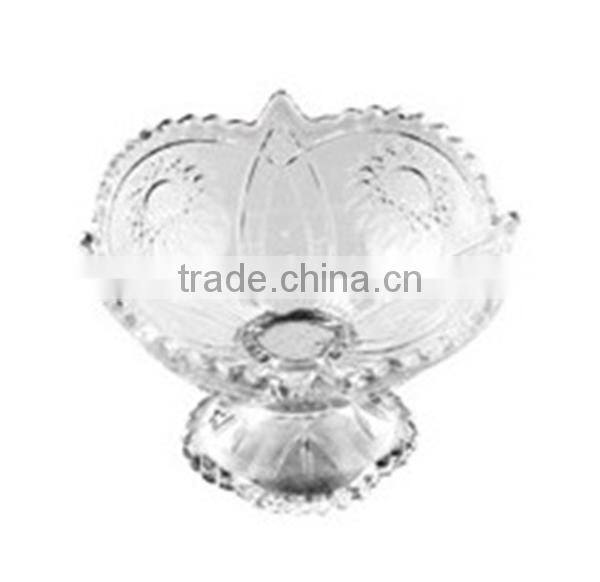 Unique Engraving Glass Milk Shake Cup Glass Ice Cream Cup Glassware