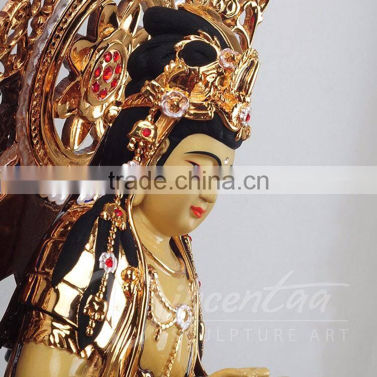 Indian style antique fengshui crafts fiberglass buddha sculpture indonesian statues