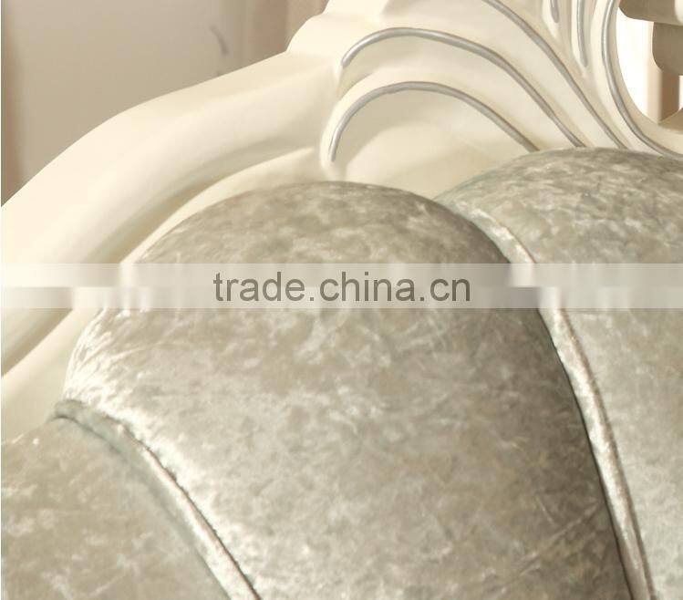 M007 French Upholstery fabric Wooden Sofa Set Furniture Chesterfield Sofa