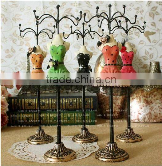 Model Jewelry Rack Iron Earrings Elegant Mannequins Ballet