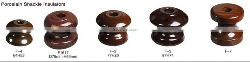 all types porcelain ceramic power line shackle insulators
