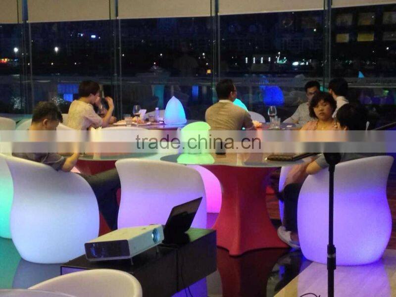 PE Materail Led Furniture,Led Llight Chair, Led Bar chair, Led Chair