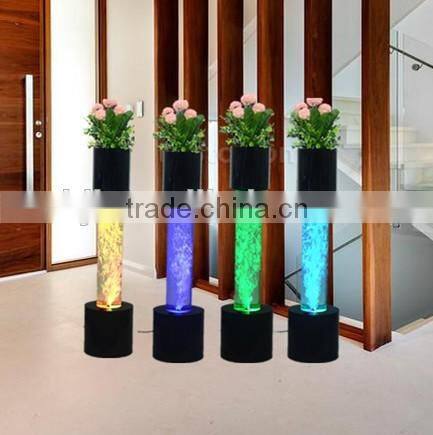 customized water bubble wall waterfall wall with led light