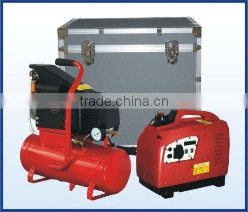 Portable and handy inflatable oil booms for inner river