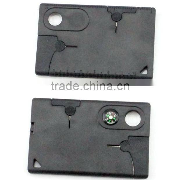 10 in 1 Survival Tools card Multi function Army knife card