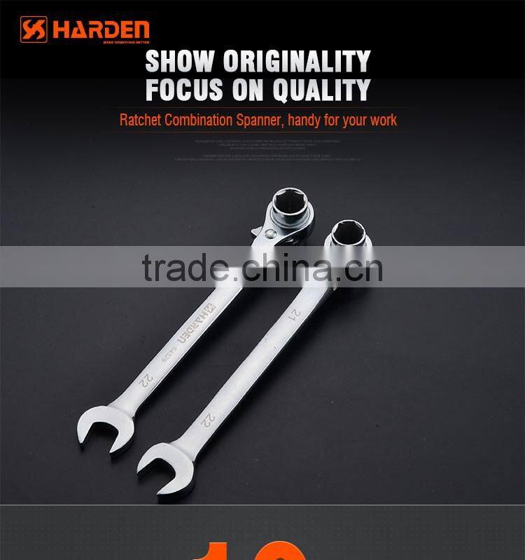 Professional 21X22-22mm Ratchet Combination Spanner