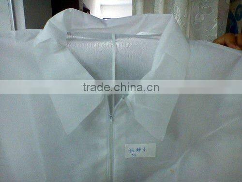 Disposable polyester overall