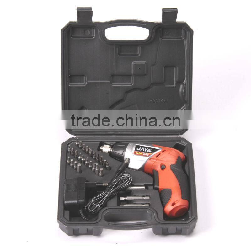 2015 new design mini 3.6V Cordless Screwdriver of power tools tool box manufacturer China wholesale alibaba supplier