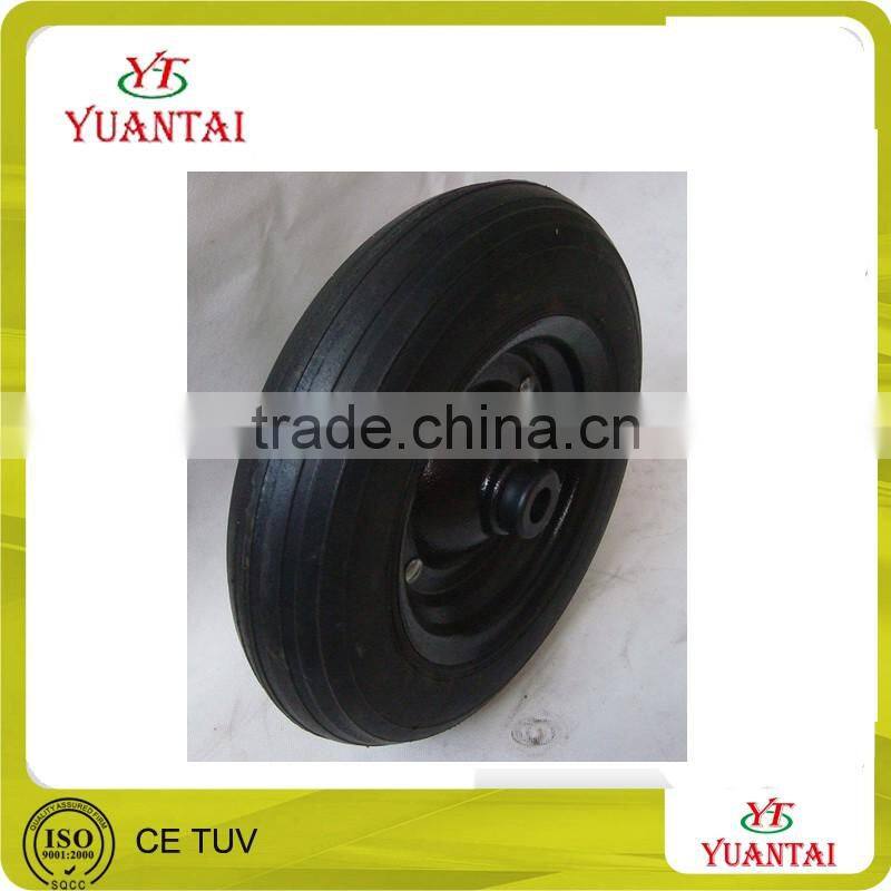 high quality solid rubber wheel 10x4.00-4 wheel barrow rubber wheel