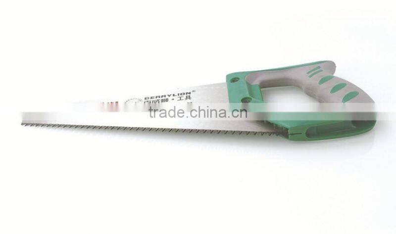 300mm hand garden sharp saw with rubber handle, hand saw for tree and branch