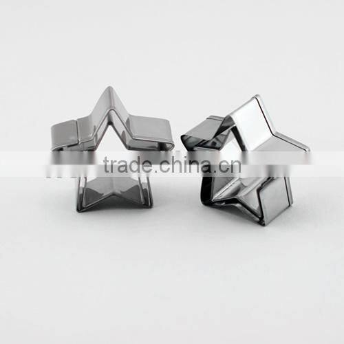100% food grade hot sale stainless steel baby star shape cookie cutter set good baking tools