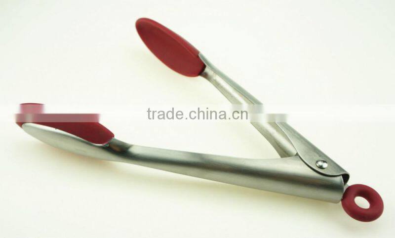 14060 14 Inch High Quality Silicone Locking Food Tong Grill Tongs