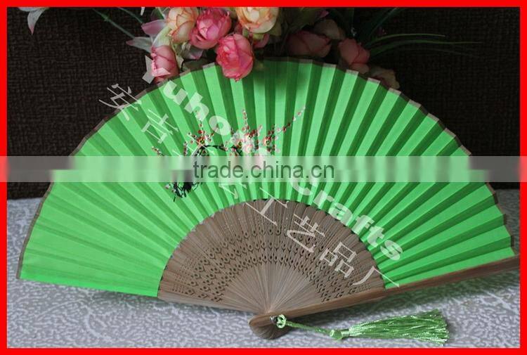 Popular bamboo crafts fabric fan