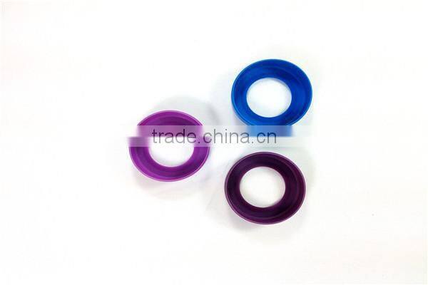 Food Grade Silicone colorful Rounded Cup seals/ Washers / Rubber Seals for Glass Bottle
