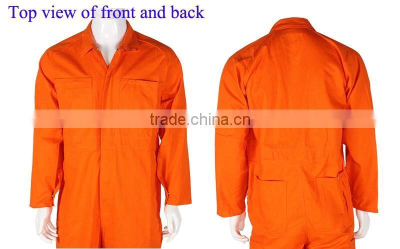 Custom Cotton Fabric Safety Work Overall Suit