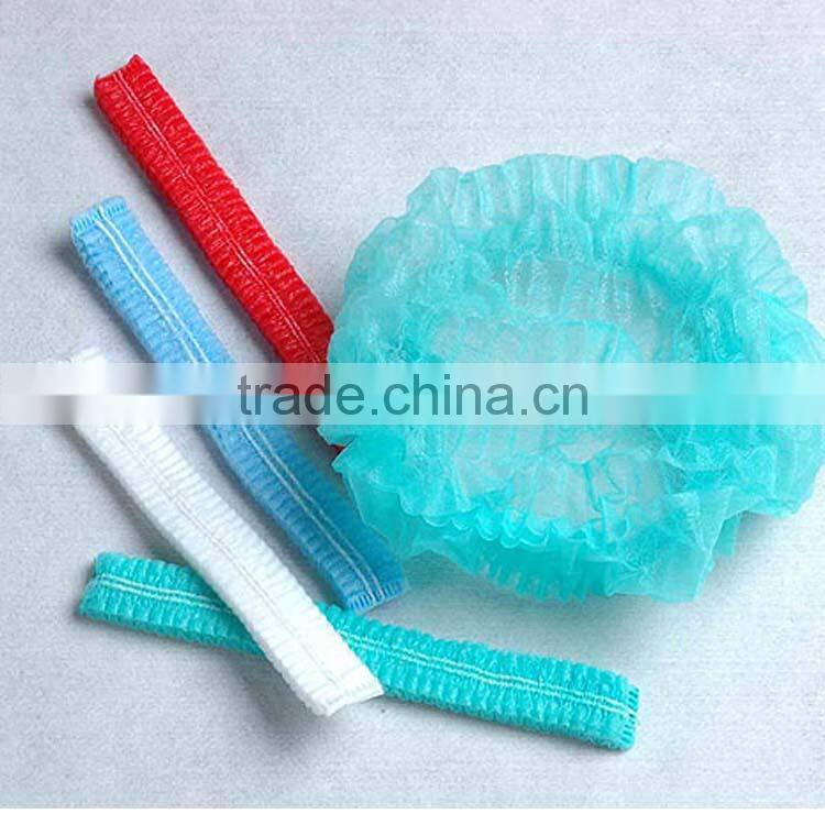 disposable non woven mob clip cap,disposable non woven mob clip with elastic,non woven mob cap