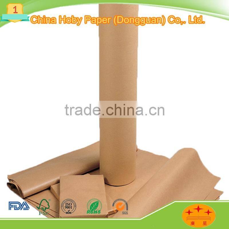 food grade brown kraft paper with pe laminated
