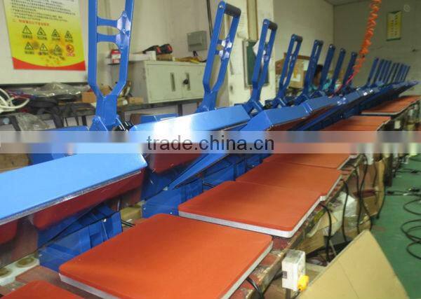 Hot sale small size manual heat press sublimation transfer machine