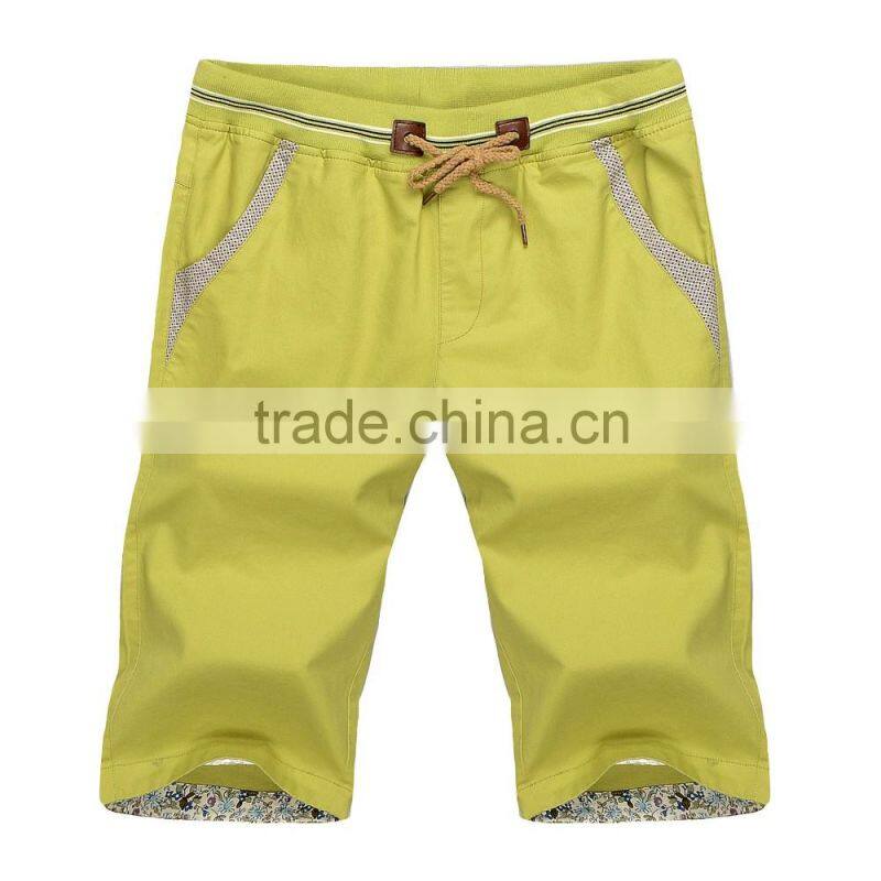 Man Sport Short color cotton Pants,cheap cotton pants