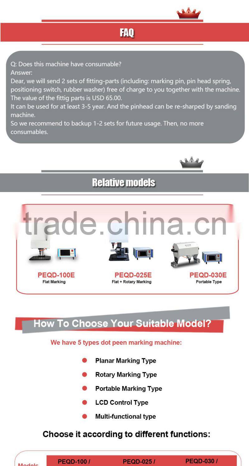 Factory Handheld Stylus Engraver for Metal PEQD-030E