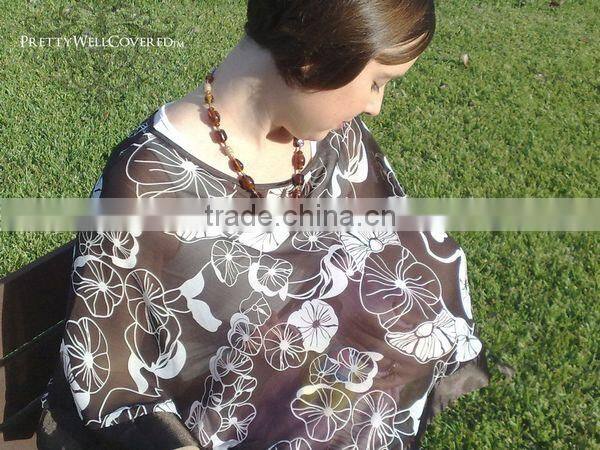 wholesale Organic special Baby Mum breathable multi functional fashion Breastfeeding Poncho nursing cover nursing scarf