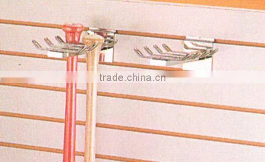 Six Baseball Bat Stick Holder for Slatwall