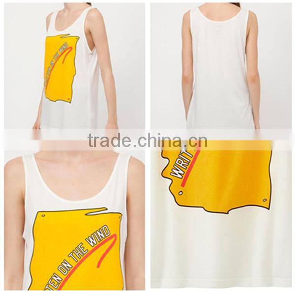 Wholesale custom ladies fitness casual tank tops