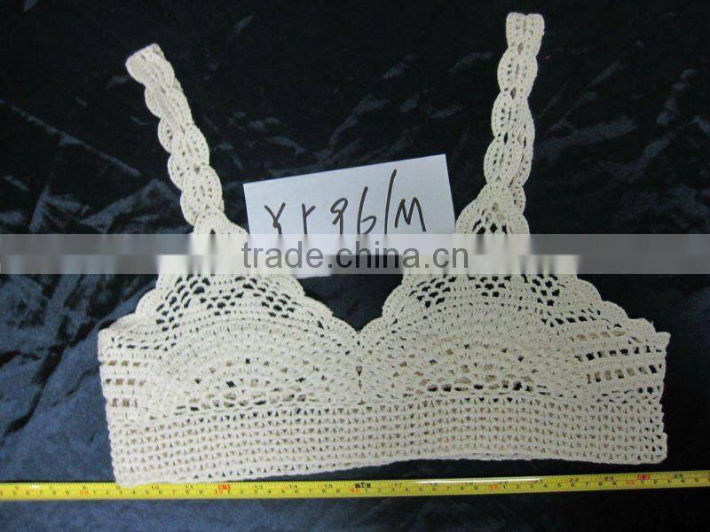 crochet bikini top