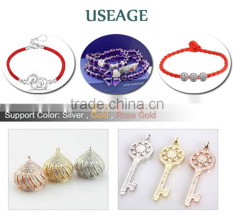 black stone zircon square beads hainon factory provide oem