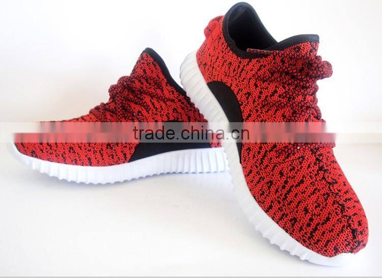 Newest black and red color new model shoes men with EVA outsole