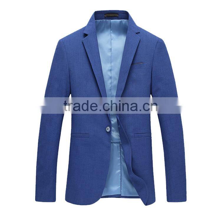 High Quality 1 Button Fashion Business Suit Jacket Blazer For Men