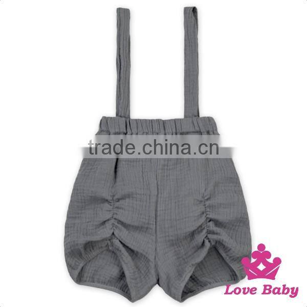 Fashion Soft Cotton Children Solid Color Short Hot Baby Ruffler Pants
